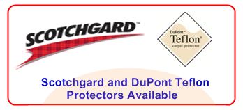 Scotchgard and Dupont Teflon Protectors available